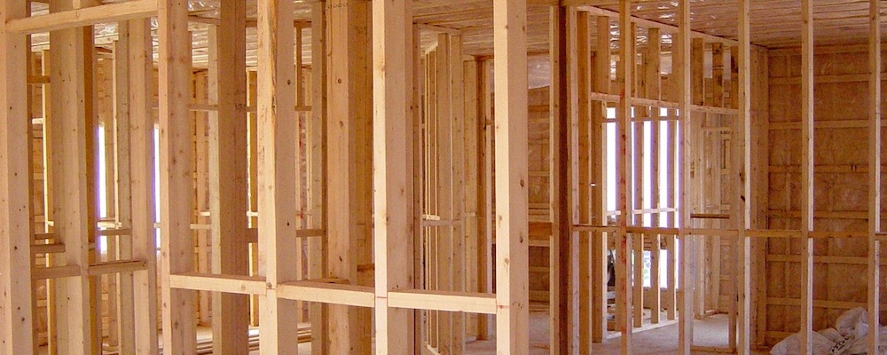 2x4 wall framing for new house